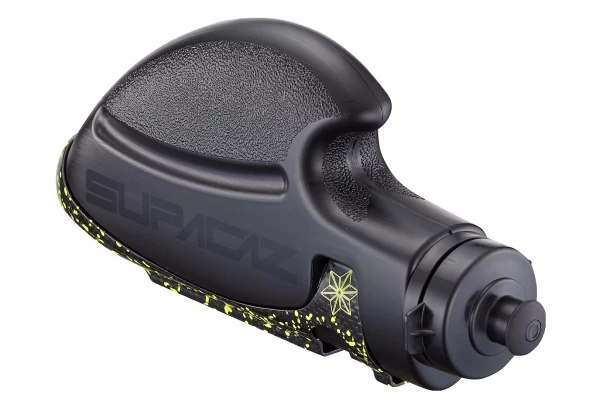 Supacaz TriFly Carbon Neon Yellow Bottle Holder With Aero Bottle