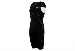 Heren Speedo Proton Trisuit Zwart Wit Oranje