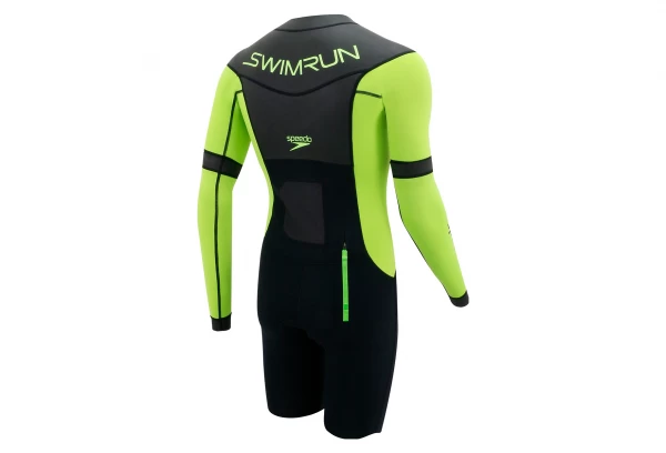 Speedo Swimrun Fullsuit Zwart Geel - Image 2