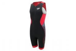 Speedo Xenon Trisuit Mouwloos Zwart Rood