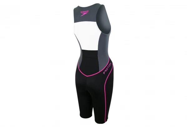 Speedo Women's Proton Trisuit Black Pink - Image 2