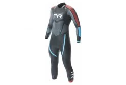 TYR Wetsuit Men Category 3 Wetsuit Black/Red/Blue