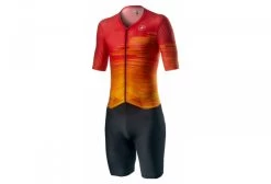 Castelli PR Speed Tri Suit Fiery Red
