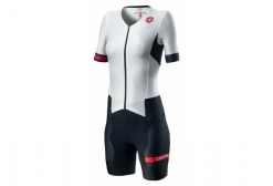 Dames Castelli Free Sanremo 2 W Wit Zwart Tri-suit