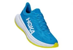 Hoka One One Hoka Carbon X 2 Dames Hardloopschoenen Blauw/Geel