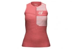 Compressport Women's Tri Postural Tank Top Coral Red