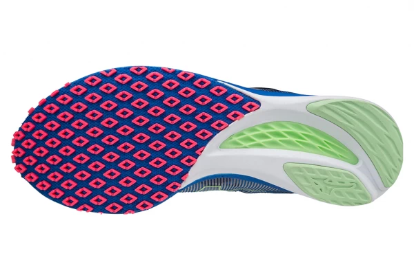 Mizuno Wave Duel 3 Running Shoes Blue / Pink - Image 6