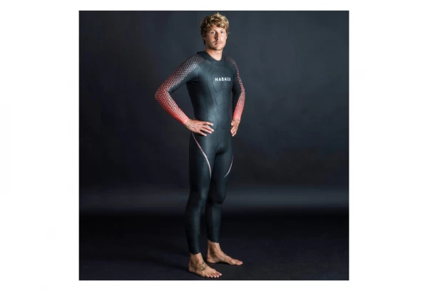 Nabaji Neoprene OWS 900 Swimming Suit Black / Red - Image 2