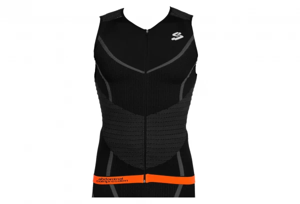 Mouwloze Triathlon Jersey SPIUK 2017 Long Distance Zwart Oranje