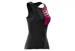 Compressport Postural Sleeveless Jersey Zwart