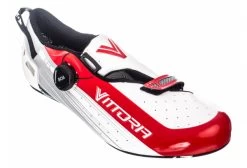 Gereviseerd Product - Paar Schoenen VITTORIA TRI PRO SSP BOA Wit Rood