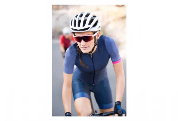 Santini Genio Short Sleeve Jersey Blue - Afbeelding 5